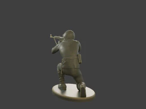 CzechSlovak Communist Soldier CCS1 008 3D Print Model