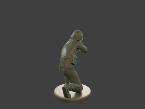 CzechSlovak Communist Soldier CCS1 008 3D Print Model