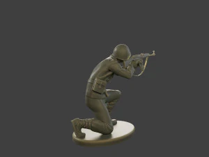 CzechSlovak Communist Soldier CCS1 008 3D Print Model
