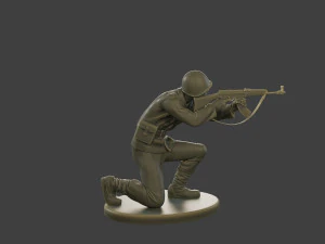 CzechSlovak Communist Soldier CCS1 008 3D Print Model