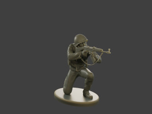 CzechSlovak Communist Soldier CCS1 008 3D-printmodel