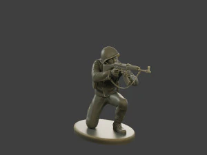 CzechSlovak Communist Soldier CCS1 008 3D Print Model