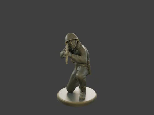 CzechSlovak Communist Soldier CCS1 008 3D Print Model