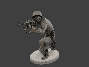 CzechSlovak Communist Soldier CCS1 008 3D Print Model