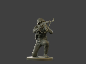 CzechSlovak Communist Soldier CCS1 008 3D-printmodel