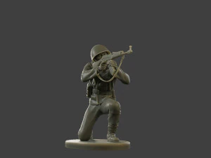 CzechSlovak Communist Soldier CCS1 008 3D Print Model