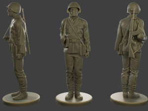 CzechSlovak Communist Soldier CCS1 Pack 1 3D 프린트 모델