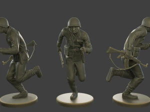 CzechSlovak Communist Soldier CCS1 Pack 1 3D Print Model