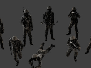 CzechSlovak Communist Soldier CCS1 Pack 1 3D 프린트 모델