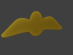 WW2 British Royal Air Force Wings I Model Cetak 3D