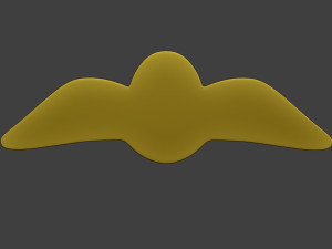 WW2 British Royal Air Force Wings I Model Cetak 3D