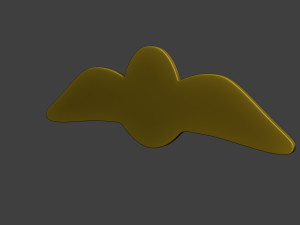 WW2 British Royal Air Force Wings I Model Cetak 3D