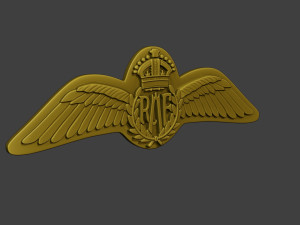 WW2 British Royal Air Force Wings I Model Cetak 3D