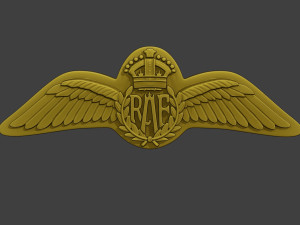 WW2 British Royal Air Force Wings I Model Cetak 3D