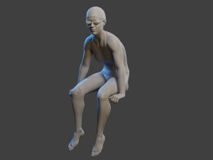 Swimmingpool Girl SPGC 003 3D Baskı Modeli