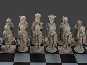 Donald Trump vs Joe Biden Chess Modelo de Impressão 3D