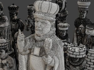 Donald Trump vs Joe Biden Chess Modelo de Impressão 3D