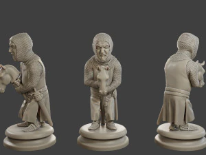 Donald Trump vs Joe Biden Chess 3D Print Model