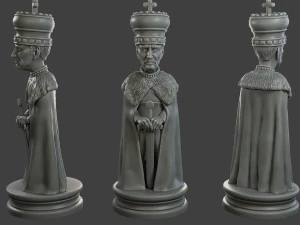 Donald Trump vs Joe Biden Chess 3D Print Model