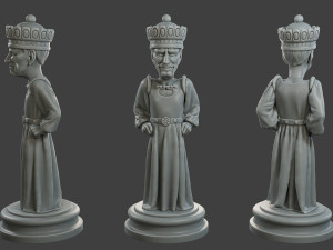 Donald Trump vs Joe Biden Chess Modelo de Impressão 3D