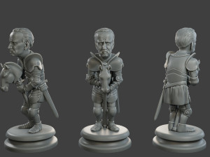 Donald Trump vs Joe Biden Chess Modelo de Impressão 3D
