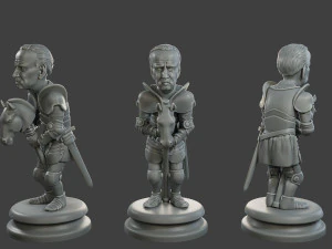 Donald Trump vs Joe Biden Chess 3D Print Model