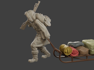 Post-Apocalyptic Male PAM1 001 3D Baskı Modeli