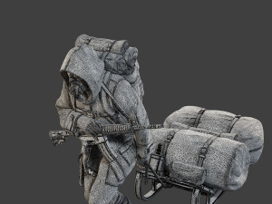Post-Apocalyptic Male PAM2 002 3D 打印模型