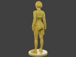 Actual Casual Female ACF1 002 3Dプリントモデル