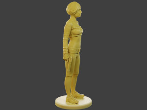 Actual Casual Female ACF1 002 3Dプリントモデル