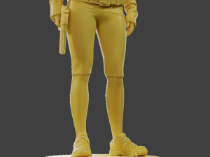 Actual Casual Female ACF1 002 3Dプリントモデル