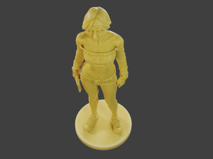 Actual Casual Female ACF1 002 3Dプリントモデル