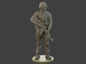 CzechSlovak Police Tactical Unit CPTU1 001 3Dプリントモデル