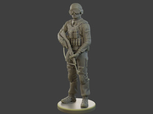 CzechSlovak Police Tactical Unit CPTU1 001 3Dプリントモデル