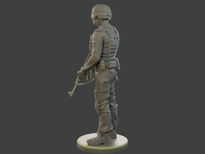 CzechSlovak Police Tactical Unit CPTU1 001 3Dプリントモデル