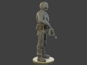 CzechSlovak Police Tactical Unit CPTU1 001 3Dプリントモデル