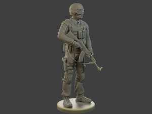 CzechSlovak Police Tactical Unit CPTU1 001 3Dプリントモデル