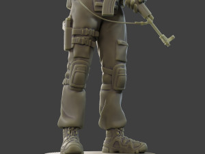 CzechSlovak Police Tactical Unit CPTU1 001 3Dプリントモデル