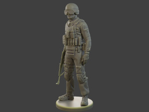 CzechSlovak Police Tactical Unit CPTU1 002 3D Print Model