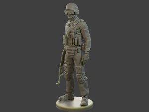 Unit&agrave; tattica della polizia ceca-slovacca CPTU1 002 Modello di stampa 3D