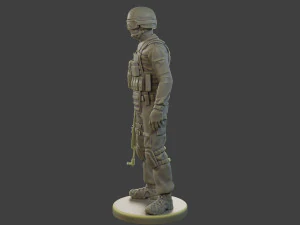 Unit&agrave; tattica della polizia ceca-slovacca CPTU1 002 Modello di stampa 3D