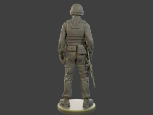 CzechSlovak Police Tactical Unit CPTU1 002 3D Print Model