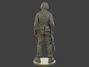 Unit&agrave; tattica della polizia ceca-slovacca CPTU1 002 Modello di stampa 3D