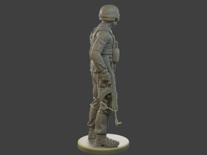 CzechSlovak Police Tactical Unit CPTU1 002 3D Print Model