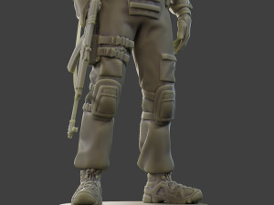 CzechSlovak Police Tactical Unit CPTU1 002 3D Print Model