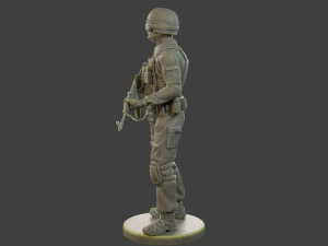 CzechSlovak Police Tactical Unit CPTU1 003 3D Print Model