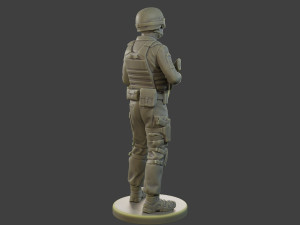 CzechSlovak Police Tactical Unit CPTU1 003 3D 프린트 모델