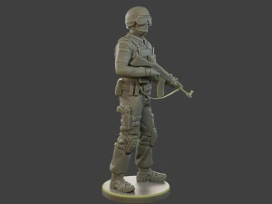 CzechSlovak Police Tactical Unit CPTU1 003 3D Print Model