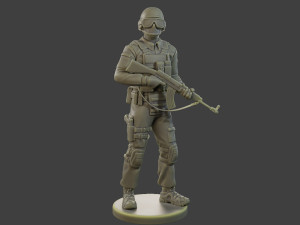 CzechSlovak Police Tactical Unit CPTU1 003 3D 프린트 모델