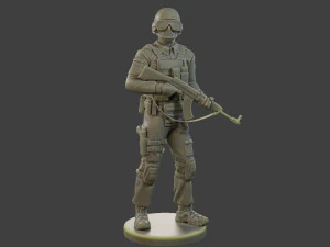 CzechSlovak Police Tactical Unit CPTU1 003 3D Print Model